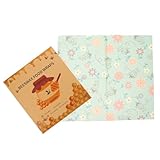 CLISPEED 3 Stück Bienenwachstücher Teiliges Nachhaltige Wiederverwendbare Frischhaltetücher aus...