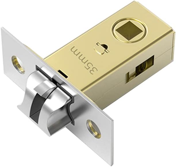 Qrity 35mm Tubular Latch, Forked Mortice Latch, Mute Door Sprung Latch