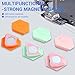 Armilem 3Pcs Magnetic Seam Guide for Sewing Machine, Multifunctional Polygonal Hemmer Guide with Scale, Universal Sewing Accessories and Supplies (Polygonal Seam Guide)