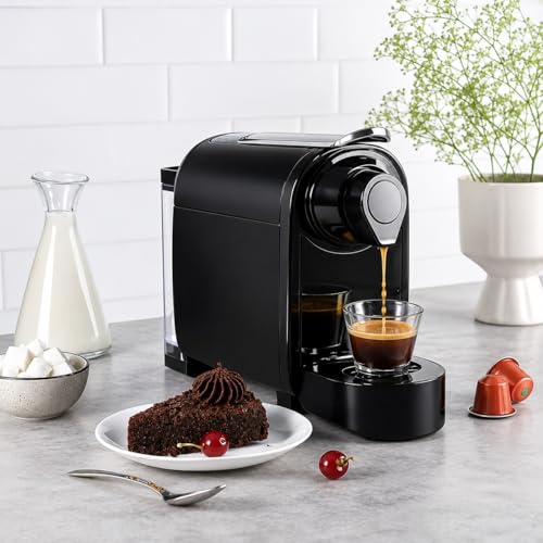 Image of Original 1400W Capsule Coffee Machine with Frother | Perfect espresso shots for Cappuccino, Latte and Americano | 3 Coffee Shot options - Ristretto, Espresso, Lungo