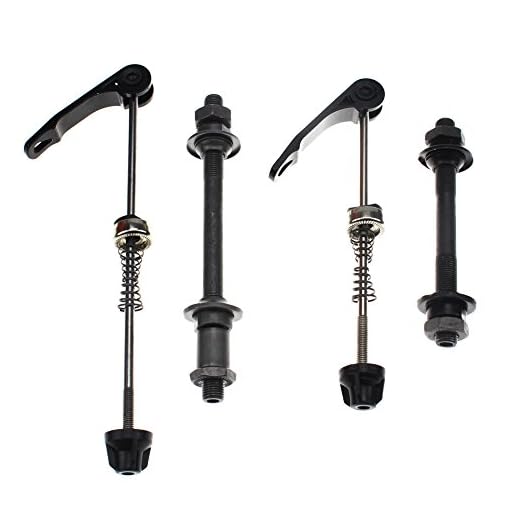 Bike Axle CYSKY Quick Release Skewer Front Rear Bicycle Axle Wheel Hub Fit for Road Bike, Mountain Bike, MTB, BMX (1 Pair)