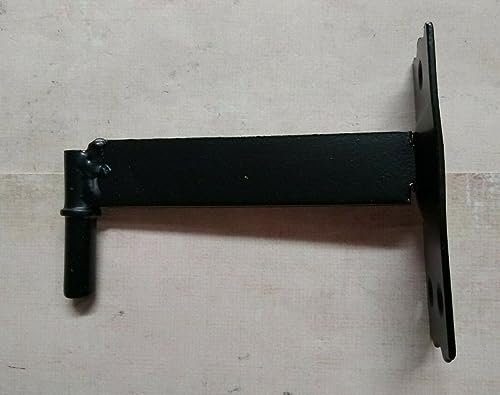 Vintage Exterior L-Strap Shutter Hinge Set for Stone Siding 4-1/4