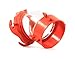 Camco RhinoFLEX Clear 45-Degree Camper/RV Sewer Hose Swivel Fitting - Features a Swivel Lug Fitting & a 4-Prong Bayonet Fitting - Made of Heavy-Duty Resin (39847)