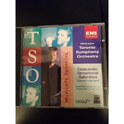 Toronto Symphony Orchestra 94/95 Season Musically Speaking Light Classics/Great Composers