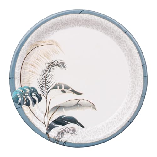 Image of Golden Fish Melamine Dinner Set 12 Pieces | BPA-Free & Dishwasher Safe | Durable & Stylish | Crockery Set for Dining & Gifting | Plates & Bowls for Daily Use (White & Blue) (Rose Marry-3)
