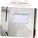 Veemoon Magnetic Memo Planning Whiteboard Versatile Kitchen Message Board for Schedules Notes Grocery Lists Reusable Magnetic Board for Fridge Ample Writing Space