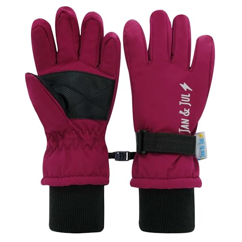 JAN & JUL Waterproof Insulated Winter Gloves for Kids