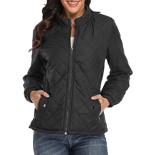 L9WEI Veste softshell femme, Noir, XXL