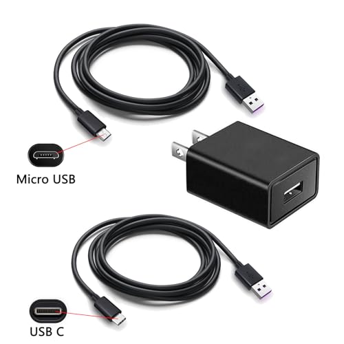 Cable de carga USB resistente para Ortizan M10 con adaptador de pared de alta velocidad 5