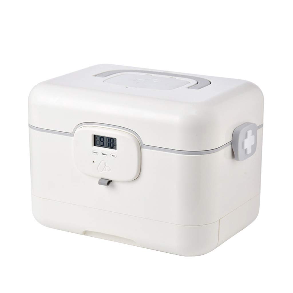 Caja de la medicina del hogar XMING multifuncional de almacenamiento gray