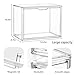 Clear Acrylic Display Case, Stackable Plastic Storage Bins with Magnetic Attraction Lid, Showcase for Cosmetic, Large Figures Collectibles, X-Large