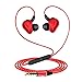 Produktbild wojonifuiliy Kopfhörer mit Kabel für Android Handy-Universal-Headset In-Ear-Ohrstöpsel - Dual-Action-Spule Kupferring-Lautsprecher-Ohrkabel Sportarten Earphones Wired (Red)