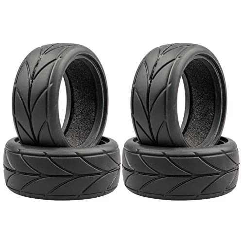 Acekeeps 4pcs 1/10 RC Drift Tires 65 * 26mm for 1/10 RC On-Road Car