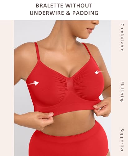 FeelinGirl Seamless Supportive Bralettes for Women