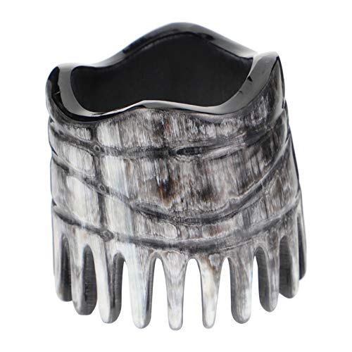 Hornkamm Champú Cepillo Dientes Ancho Exfoliante Masaje Cabeza Masaje Cuero Cabelludo Cepillo de Masaje para Cuidado de la Raíz del Cabello Healthy sin Caspa Estimula el crecimiento del cabello