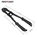 MAXPOWER 14-Inch Heavy Duty Bolt Cutter, Hardened Chrome Molybdenum Steel Blade, Ergonomic Rubber Handle