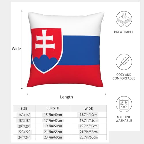 Housse de coussin Slovaquie décorative pour canapé de salon - 5