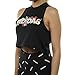 adidas Women's Floral Crop Top, Black, X-Small