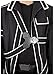 DAZCOS US Size Men's Kirito Cosplay Costume (X-Large) Black