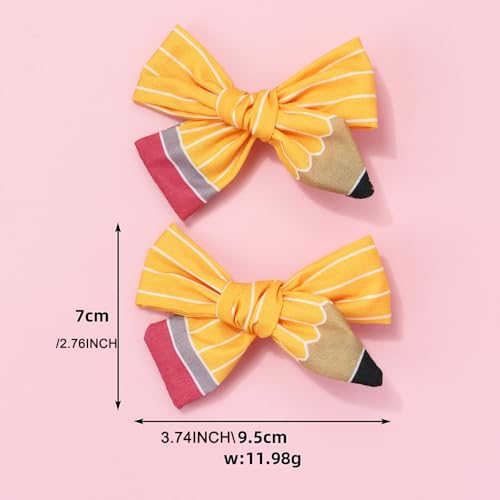 Pinzas para el cabello escolares, pack 2 piezas miniatura 7