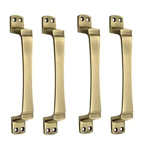 Shiv Sarika India Zinc Main Door Cabinet Pull Handle, Office Door & Home, Pack of 4,Shapphire, (7 Inch)