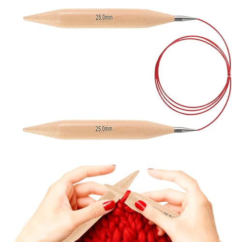 Yarniss Jumbo Circular Knitting Needles with Cable...