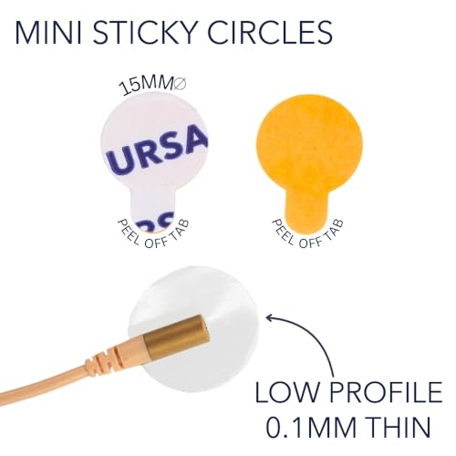 Lavalier stickies URSA double-face hypoallergénique pour micro