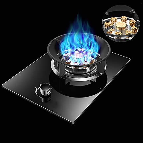 Aouoeeo Placa de Gas, Encimera de Gas, Cocina de Gas de 33 cm empotrada para Calentar, hervir y freír.