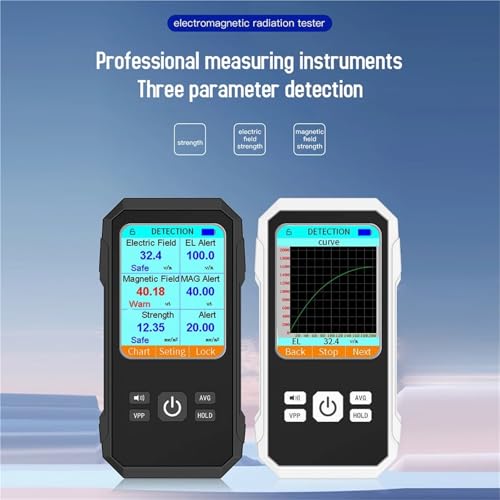 Detector EMF 3en1 Medidor Radiación Electromagnética miniatura 6