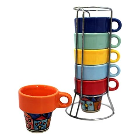 Espressotassenbaum, Espressotassen in Gestell Set/6 Cover