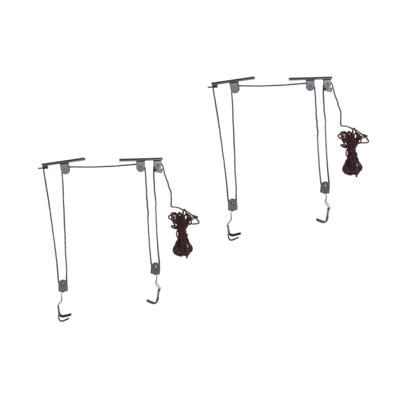 TOYANDONA Colgador de Bicicleta Resistente Estante de Pared de Kayak Limpieza de colgadores de Bicicletas Gancho para Colgar Bicicletas Abdominales Black