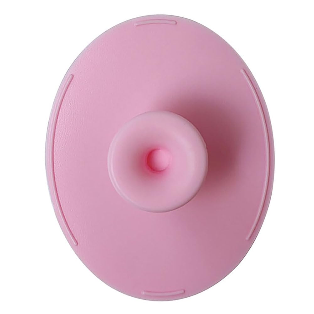 Brosse de bain pour bébé, brosse pour le cuir chevelu du bébé, brosse de massage en silicone, peigne pour bébé, peigne pour enfants (3 pièces) (Rose)
