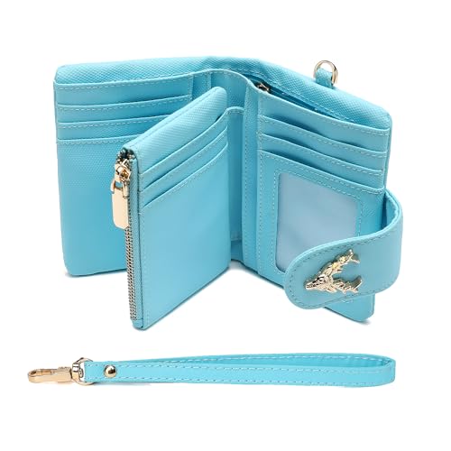 Womens Wallet Deer Girls Small Bifold Wristlet Wallet With Coin Pocket ID Window Card Holder2