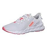  PUMA Weave XT Wn\'s, Zapatillas Deportivas para Interior para Mujer, Blanco White/Ignite Pink/Fizzy Orange 09, 37.5 EU
