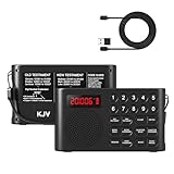 SavvyBloom KJV Audio Bible Player, Electronic Talking Audio Bible KJV Player with New & Old Testament for Easy to Travel with and Listen Words Anytime, King James Version