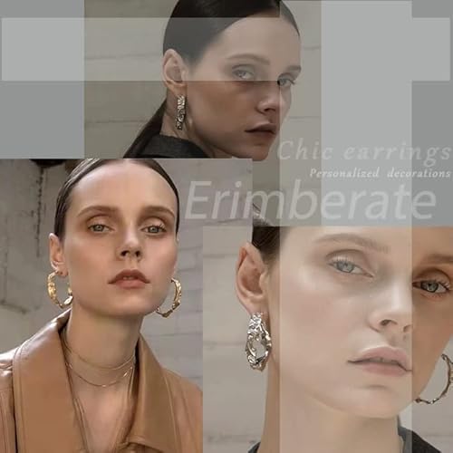 Erimberate Bohemian Cz Butterfly Crawler Earrings Crystal Cuff Wrap Earrings Paved Butterfly Clip Earrings Pink Cartilage Cuff Earrings No Piercing Earrings Jewelry For Women And Girls #TOP6