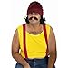 Forum Novelties Men's Cheech Kit with Cap Costume Wig and Moustache, One Size
