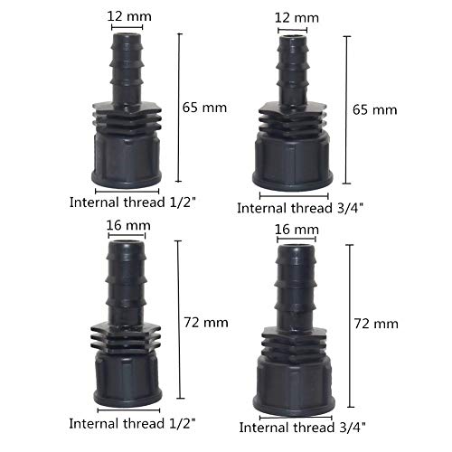 Conector roscado hembra para manguera de jardín que facilita el riego de hortalizas 4