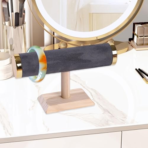 Image of Jewelry Storage Display Stand for Bangles Bracelets Watches (1 Roll T Grey W)