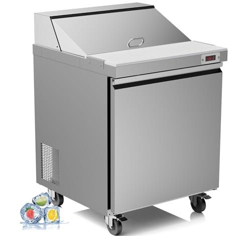 Sandwich Salad Prep Table Commercial Refrigerator, 29