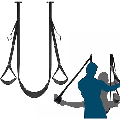 EQJPNMR Indoor Sex Door Swing for Adult Couples Adjustable Soft Strap Sex Door Swing with Seat Frame Bondaged Play Set SM Toys/Couples Sex Ties Restraints for Women Submissive Kit Sweatshirt