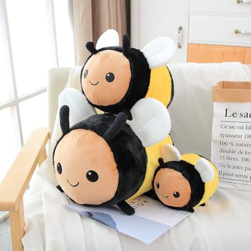 Stofftier Biene Plüschtier, Biene Kuscheltier, Plüschtier Biene Stofftier Puppe, Plüsch Biene Spielzeug Gefüllte Tiere Spielzeug Kinder Mädchen Jungen Geschenke für Geburtstag,Weihnachten,20CM