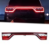 KAMDKI Liftgate Center Tail light LED Rear Lamp Compatible for 2014-2023 Dodge Durango Rear Center Tailgate Rear Light With Camera Hole 68453659AA