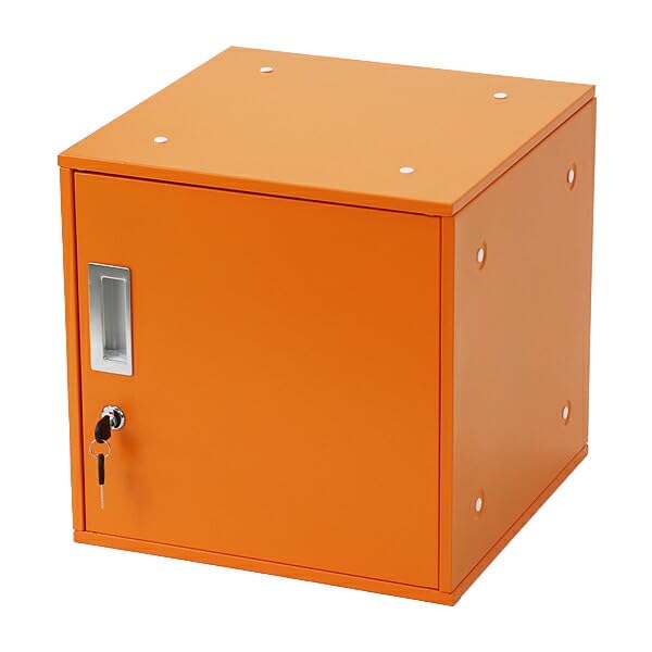 Amazon.co.jp: スチールロッカー キューブ型 連結可能 1個 単品 1人用