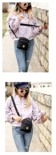 Image of MOMISY Women Mobile Messenger cellphone Bag Ladies Nylon Shoulder Cross Body Long Strap for College, Outing, Travelling, Work