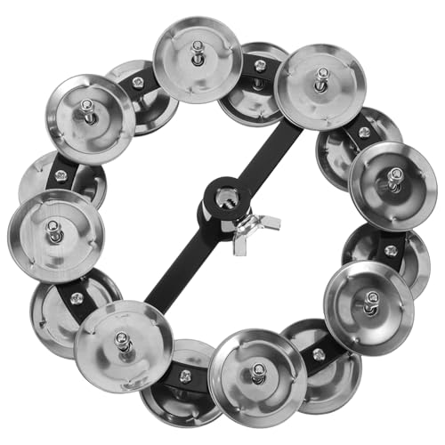Tambourine double rangée pour enrichir son kit de batterie hi-hat