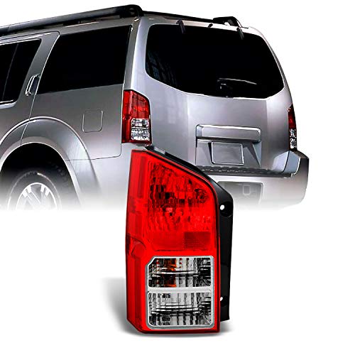 Akkon - Fits Pathfinder Suv Red Clear Rear Tail Light Brake Lamp Brake Lights Driver Left Side Replacement #TOP8