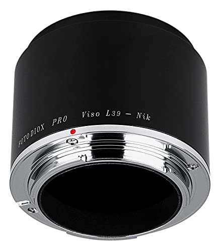 Image of Fotodiox Pro Lens Mount Adapter, Visoflex L39 Lens to Nikon F-Mount Camera Such as D7200, D5000, D3000, D300S & D90 DX