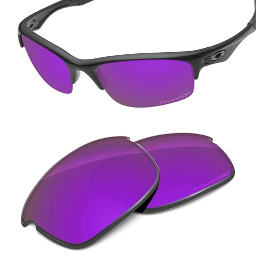 Image of Performance Replacement Lenses Compatible with Oakley Bottle Rocket OO9164 Polarized Etched-Plum Purple