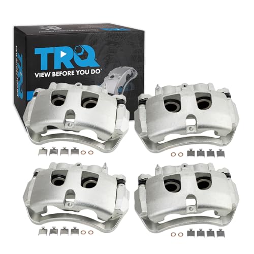 Image of TRQ Brake Caliper Set Compatible with 2008-2010 Dodge Ram 4500, 5500 2011-2020 Ram 4500 5500 Sterling Truck Bullet 45